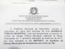 AUDIÊNCIA PUBLICA MUNICIPAL REFERENTE A PRESTAÇÃO DE CONTAS  DO 1° SEMESTRE DE 2017.